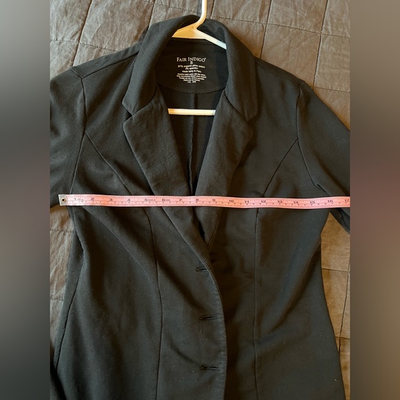 Fair Indigo Cotton Blazer, S - Picture 2 of 5
